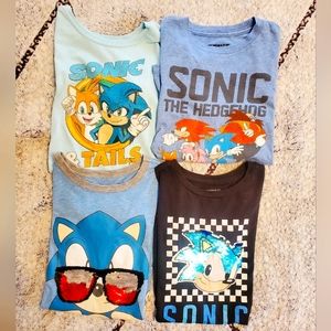 Sonic the Hedgehog boys Tee-shirt lot